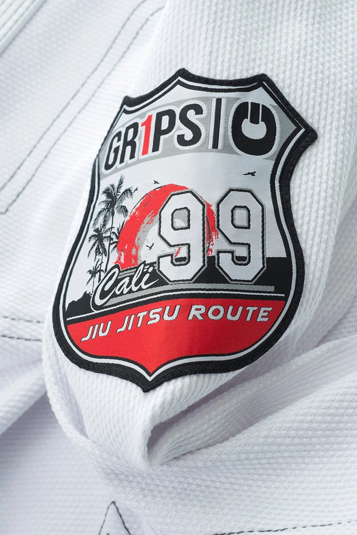 BJJ Uniforms Kimono Grips Cali 99 - White, G10112-WHT 9 BJJ Uniforms Kimono Grips Cali 99 - White, G10112-WHT
