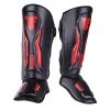 Fighter Shinguards Thai Ergo - Black/red, FSG-004BR PROTECTION 1 Fighter Shinguards Thai Ergo - Black/red, FSG-004BR PROTECTION