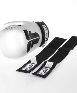 Fighter Open Gloves Strap - White, FOG-001W