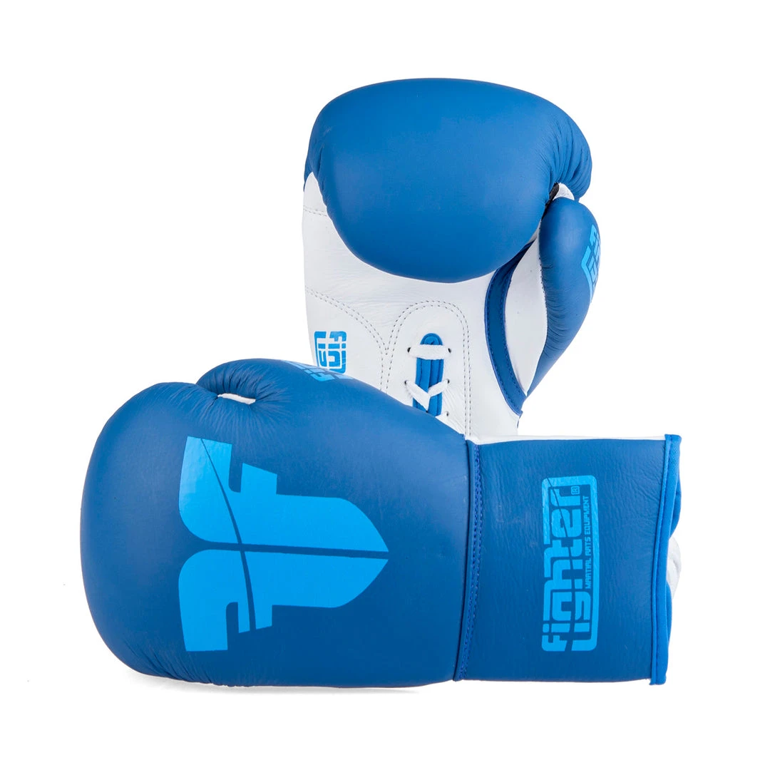 Fighter Boxing Gloves Competition Pro - Light Blue/white, FBG-004BL 3 Fighter Boxing Gloves Competition Pro - Light Blue/white, FBG-004BL