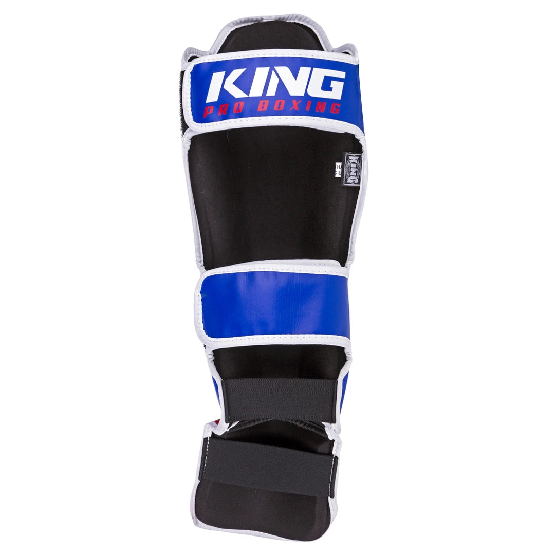 King Professional Shin Guards - Blue/white, SGKNL-BLU-WHI 5 King Professional Shin Guards - Blue/white, SGKNL-BLU-WHI