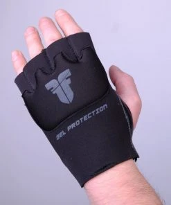 Fighter Strap Gel Hand-Wraps - Black, FGW-001BB GLOVES
