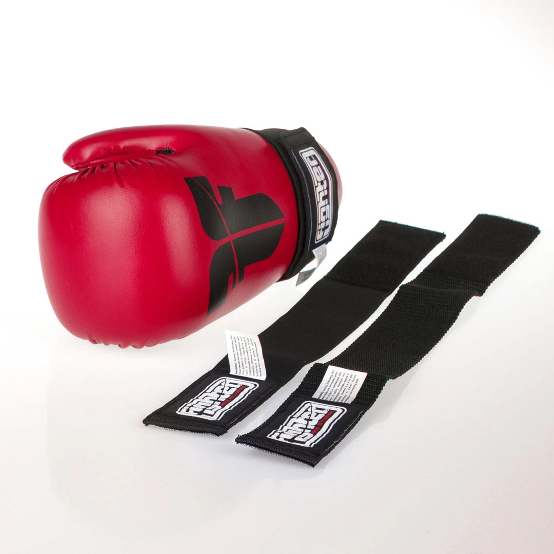 Fighter Open Gloves Strap - Dark Red, FOG-001R 4 Fighter Open Gloves Strap - Dark Red, FOG-001R