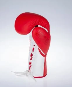 Fighter Boxing Gloves Competition Pro - Red/white, FBG-004R 16 Fighter Boxing Gloves Competition Pro - Red/white, FBG-004R