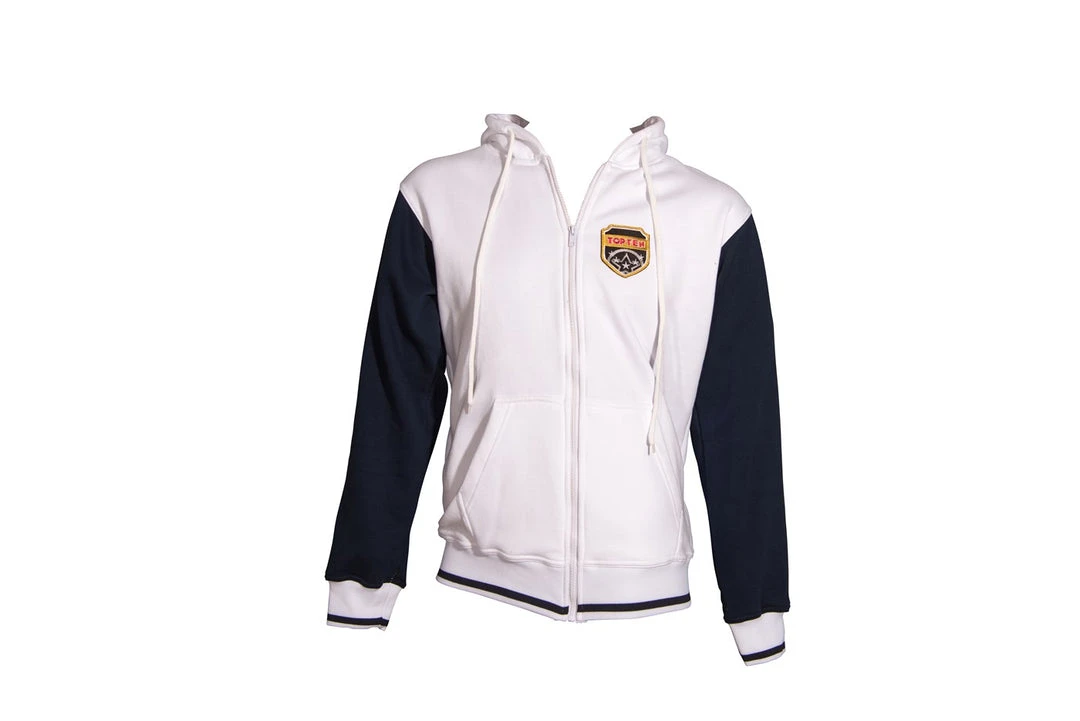 Hooded Jacket TOP TEN Coat Of Arms - White/blue, 19111-16 Jackets 3 Hooded Jacket TOP TEN Coat Of Arms - White/blue, 19111-16 Jackets