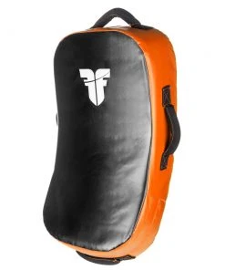 Fighter Kicking Shield - MULTI GRIP - Black/orange, FKSH-01 TRAINING