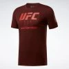 Reebok UFC Logo T-shirt - Bordo, FK2344 1 Reebok UFC Logo T-shirt - Bordo, FK2344