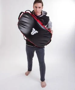 Fighter Reversible Kicking Shield - MULTI GRIP - Black/red, FKSH-11 TRAINING