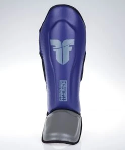 Fighter Shinguards Thai Classic - Blue/grey, JE1573BLG PROTECTION 12 Fighter Shinguards Thai Classic - Blue/grey, JE1573BLG PROTECTION