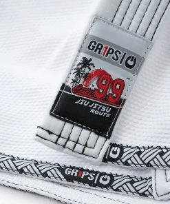 BJJ Uniforms Kimono Grips Cali 99 - White, G10112-WHT