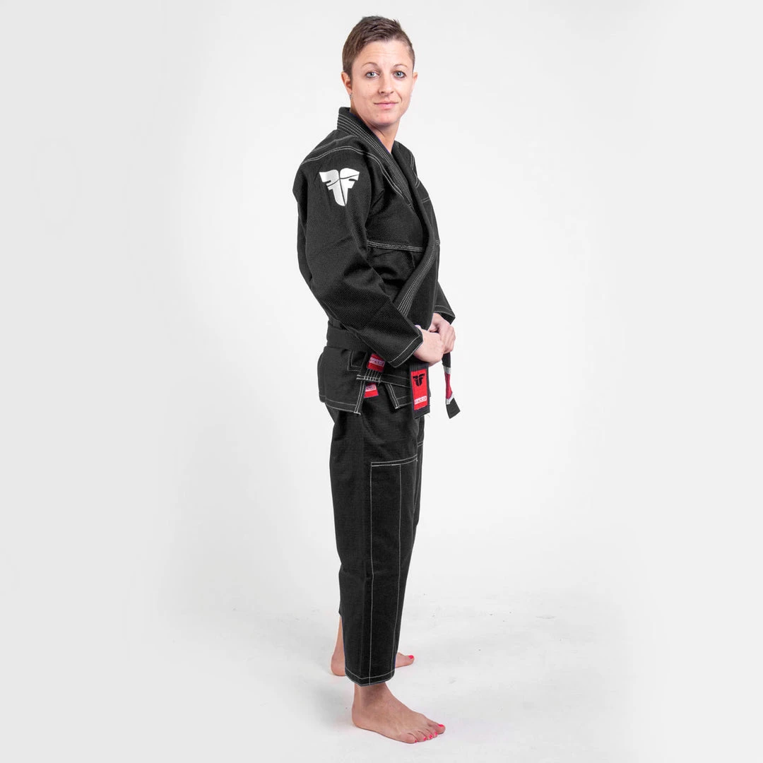 BJJ Uniforms Fighter BJJ Kimono Rice Straw - Black, BJJBL-09 5 BJJ Uniforms Fighter BJJ Kimono Rice Straw - Black, BJJBL-09