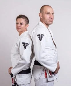 Fighter BJJ Kimono Rice Straw - White, BJJBW-08 BJJ Uniforms