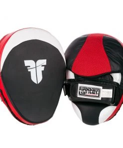 Fighter Focus Mitts - Black/red/white, FFMS-01 TRAINING