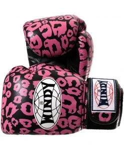 Windy Boxing Gloves Special - Black/pink, BGVH-BLPINK