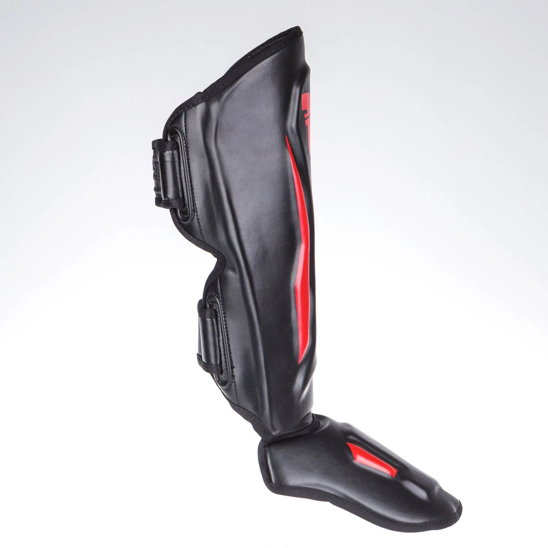 Fighter Shinguards Thai Ergo - Black/red, FSG-004BR PROTECTION 8 Fighter Shinguards Thai Ergo - Black/red, FSG-004BR PROTECTION