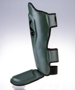King Pro Boxing Shin Guards - Khaki, KPB/SG-4 PROTECTION