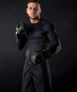 Rash Guard Fighter - Life Is A Fight - Grey, FRG-13