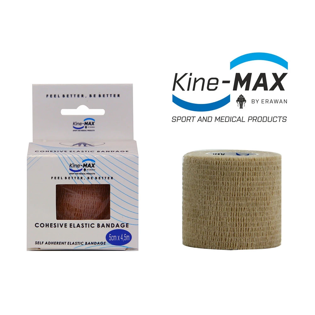 KinesioMAX Kine-MAX Self-securing Elastic Bandage-5cm,7,5cm,10cm - Beige, CEB5BEI,CEB7BEI,CEB10BEI TRAINING 3 KinesioMAX Kine-MAX Self-securing Elastic Bandage-5cm,7,5cm,10cm - Beige, CEB5BEI,CEB7BEI,CEB10BEI TRAINING