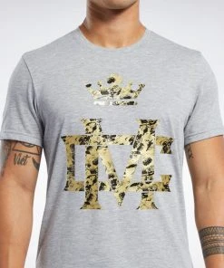 Reebok Combat Conor McGregor Tee - Grey, FM1493 15 Reebok Combat Conor McGregor Tee - Grey, FM1493