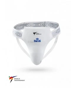 WT Male Groin Guard DAEDO - White, ADITGG01