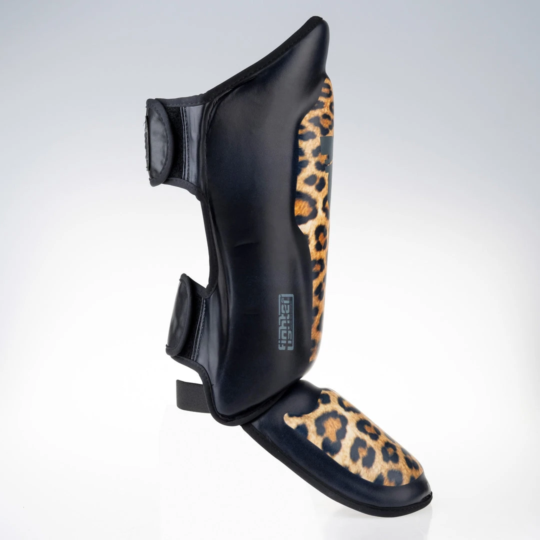 PROTECTION Fighter Shinguards Thai Jungle Series - Leopard, JE1573LE 12 PROTECTION Fighter Shinguards Thai Jungle Series - Leopard, JE1573LE