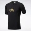 Reebok Combat CMG Rash Guard - Black, FM1494 Rash Guards