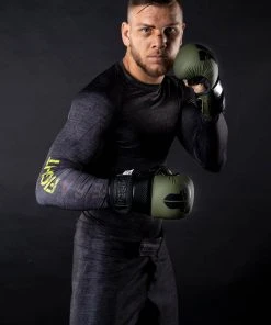 Rash Guard Fighter - Life Is A Fight - Grey, FRG-13