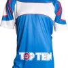 Top Ten Training Tee - Blue/white, 1614-61