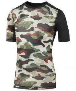 Reebok Activchill Compression Tee Camo Print - Camo, BR9566