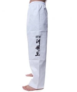 Cotton Pants Top Ten Pants KYONG - Student - White, 0500S-W