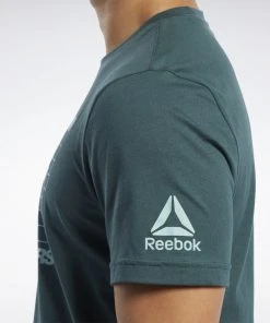 T-Shirts Reebok UFC Logo T-shirt - Green, FJ5159 10 T-Shirts Reebok UFC Logo T-shirt - Green, FJ5159