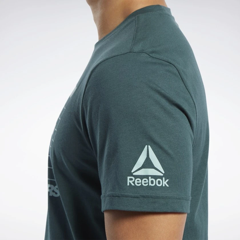 T-Shirts Reebok UFC Logo T-shirt - Green, FJ5159 5 T-Shirts Reebok UFC Logo T-shirt - Green, FJ5159