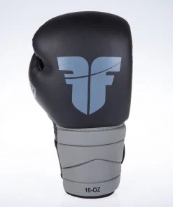 Fighter Boxing Gloves Sparring - Black/gray, FBG-002-BG 23 Fighter Boxing Gloves Sparring - Black/gray, FBG-002-BG
