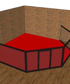 Fighter MMA Cage Panel With Left Side Padding, CP-L TRAINING