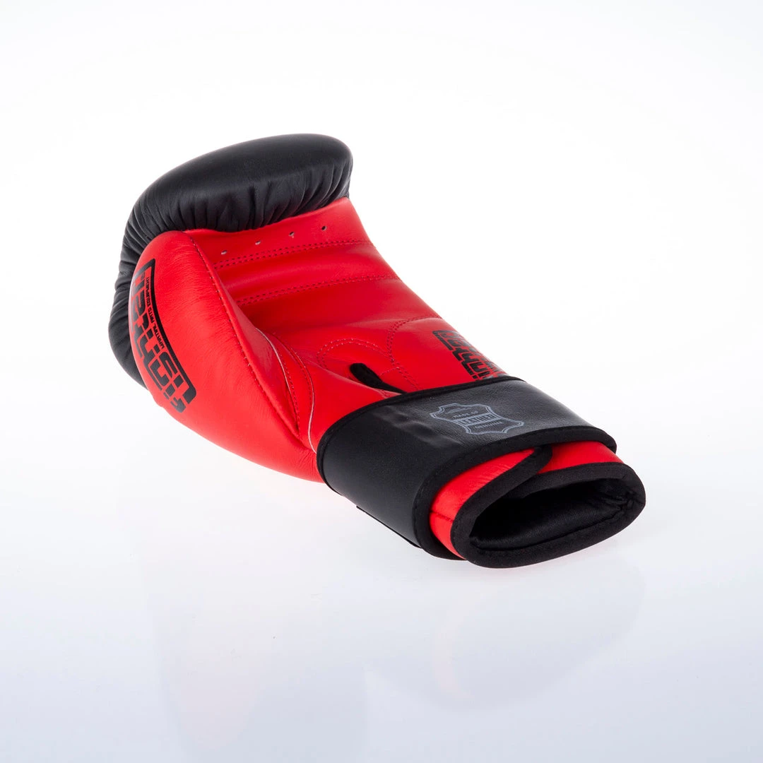 Fighter Boxing Gloves SPLIT-red/black, FBG-001BR 4 Fighter Boxing Gloves SPLIT-red/black, FBG-001BR