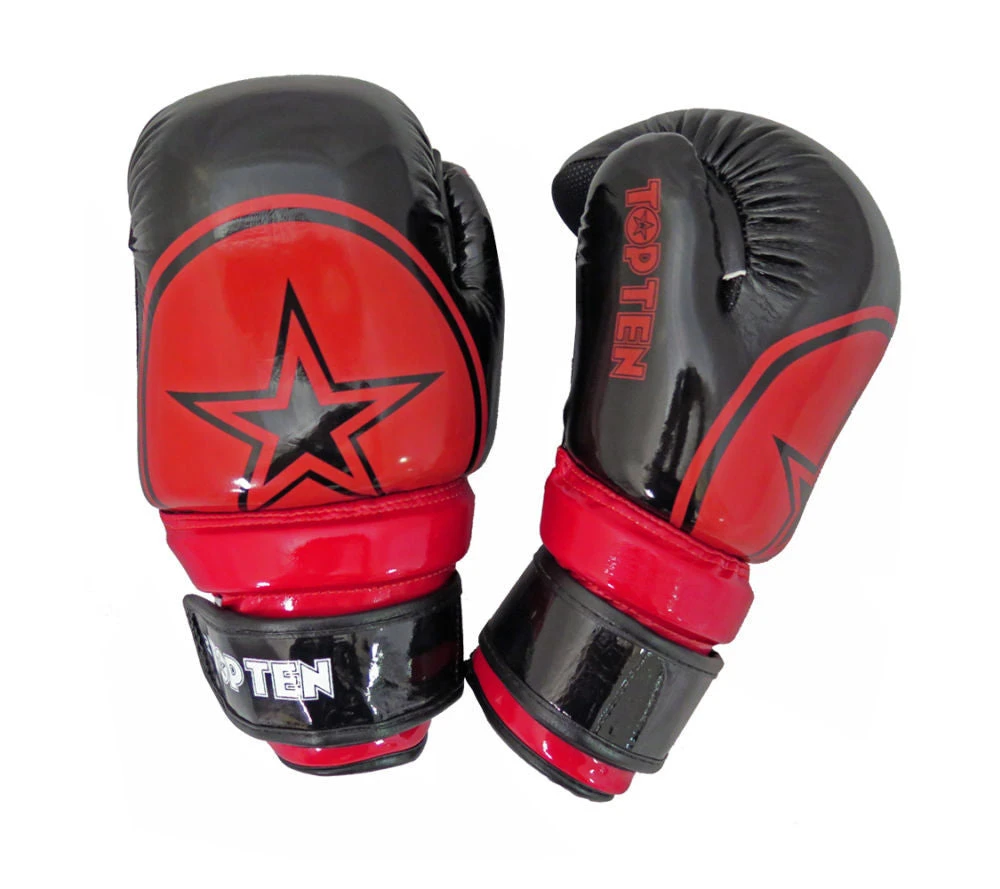 GLOVES Pointfighter TOP TEN Glossy BLOCK Star - Black/red, 21655-94 3 GLOVES Pointfighter TOP TEN Glossy BLOCK Star - Black/red, 21655-94
