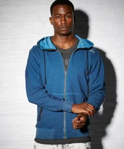 Reebok The Noble Fight Washed Full Zip Hoodie, AX9864