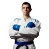 Hayashi Kumite Kimono Flexz WKF Approved - White/Blue, 043-16 Karate Uniforms
