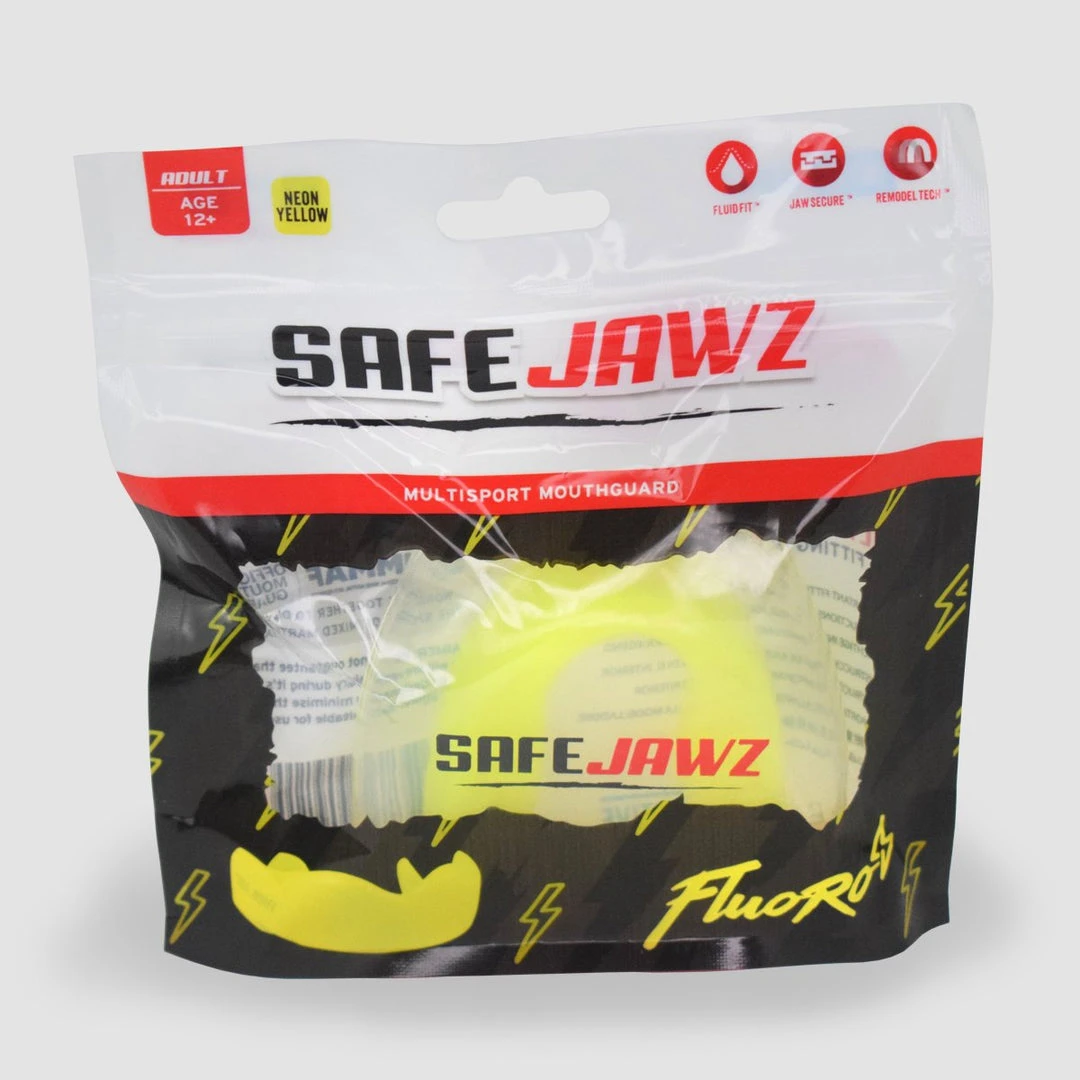 SAFE JAWZ SAFEJAWZ Mouth Intro Yellow Senior, Yellow-adult 4 SAFE JAWZ SAFEJAWZ Mouth Intro Yellow Senior, Yellow-adult