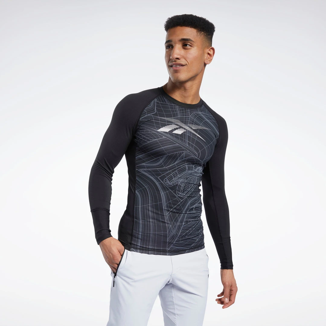 Reebok Compression Long Sleeve Tee, FS8581 Training T-Shirts 3 Reebok Compression Long Sleeve Tee, FS8581 Training T-Shirts