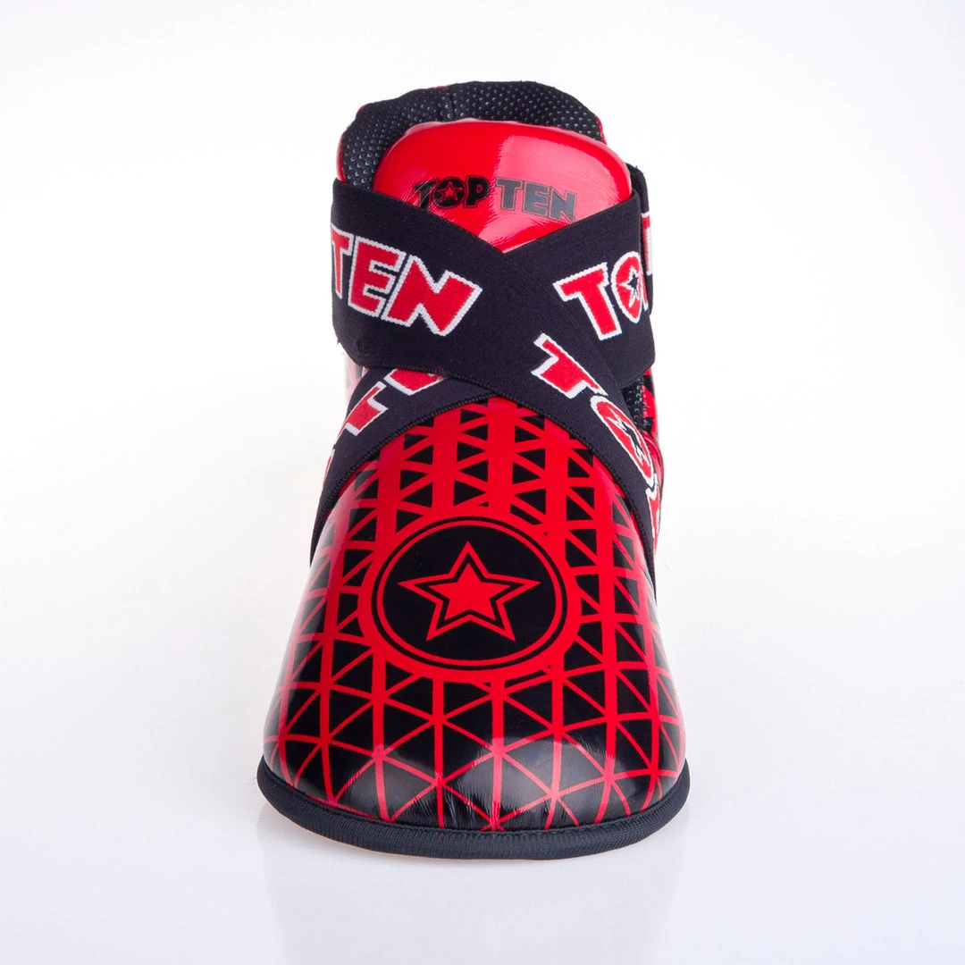 PROTECTION TOP TEN Super-light Triangles Kicks - Red/black, 3067-49T 10 PROTECTION TOP TEN Super-light Triangles Kicks - Red/black, 3067-49T