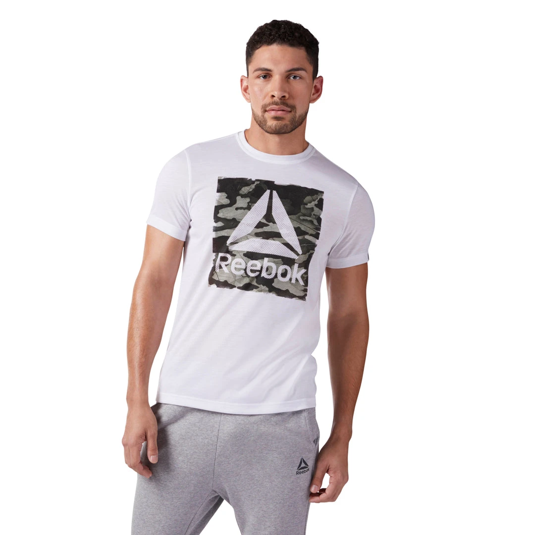 Reebok Camo Logo T-Shirt White, CF3848 T-Shirts 3 Reebok Camo Logo T-Shirt White, CF3848 T-Shirts