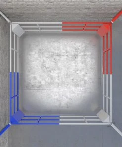 Floor Boxing Ring Fighter Wall With 3 Ropes, BRF-NF3W TRAINING 8 Floor Boxing Ring Fighter Wall With 3 Ropes, BRF-NF3W TRAINING