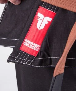 Fighter BJJ Ripstop Gi Rip Stop - Black, BJJBL-06 BJJ Uniforms