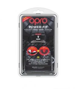 PROTECTION Mouthguard - OPRO UFC PWF Junior - Black/white, 002319001