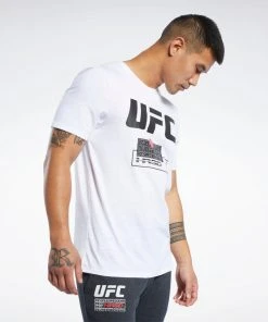 T-Shirts Reebok UFC FG Fight Week Tee- White, FJ5156