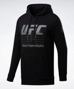 Hoodies Reebok UFC FG Hoodie - Black, FJ5161