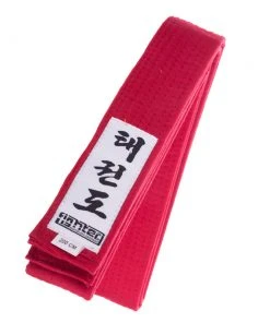 Fighter Taekwondo ITF Belt - Red, FTB-05