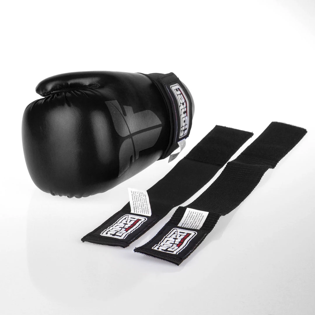 Fighter Open Gloves Strap - Black, FOG-001B 12 Fighter Open Gloves Strap - Black, FOG-001B