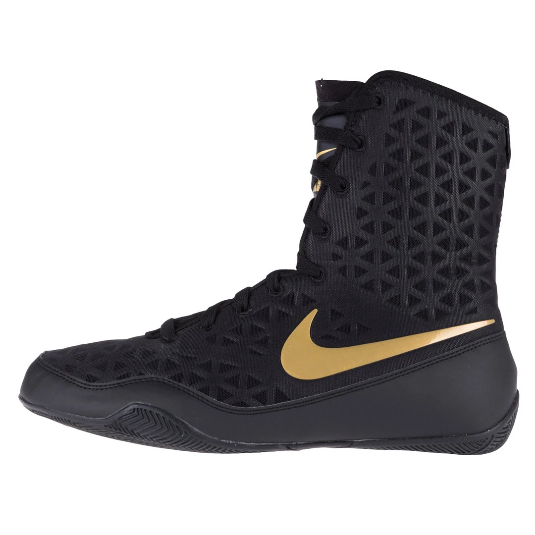 Kids Nike KO Boxing Shoes - Black/gold, 839421001-K 8 Kids Nike KO Boxing Shoes - Black/gold, 839421001-K